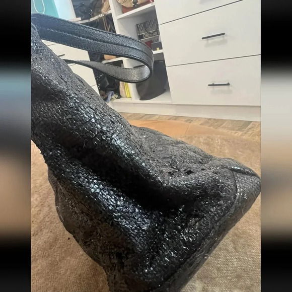 Chanel Biarritz Shoulder Bag (USED)(SEE PICS)(CHARM IS MISSING)(GUC) - Picture 9 of 11